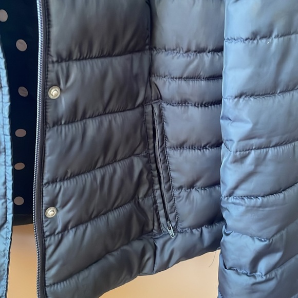 Colebrook Removable Hooded Puffer Jacket- Navy- Large - Picture 2 of 11